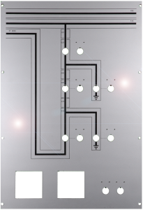 Gravírozott plexi séma tábla